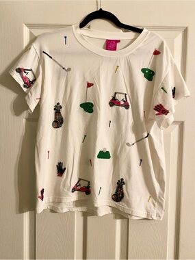 Queen of Sparkles Golf Top